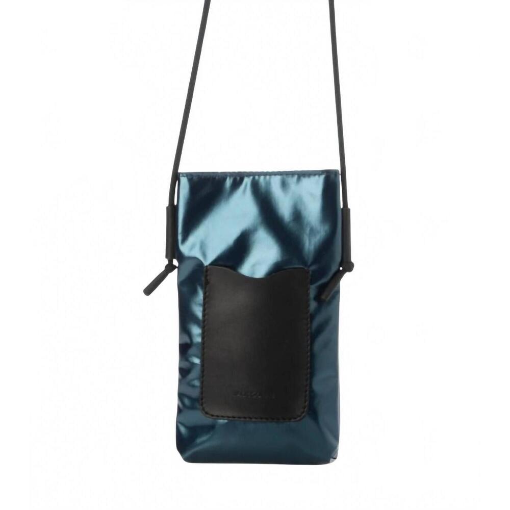 NEW JACK GOMME women's phone holder mini shoulder bag in celeste